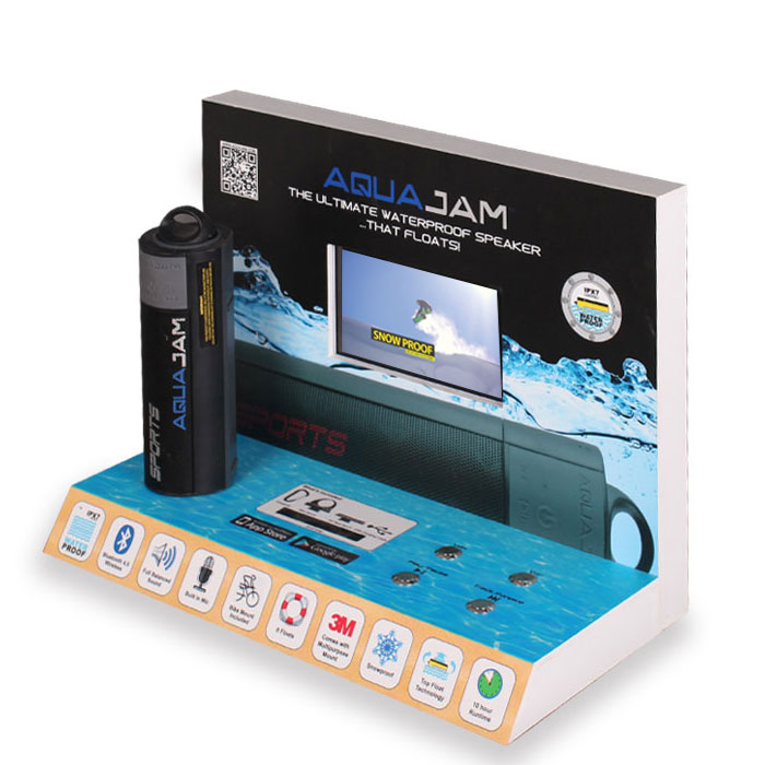 LCD帶播放功能EPVC音箱展示架